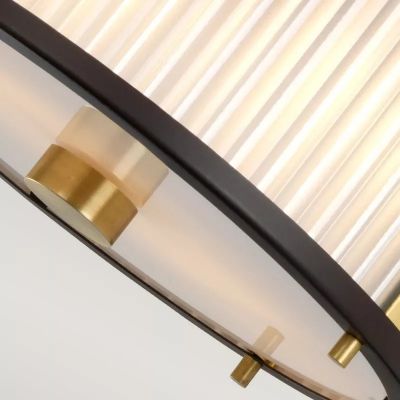 Elstead Lighting Corona lampa wisząca 2x60 W ciemno brązowy/postarzany mosiądz DL-CORONA-2P-BAB