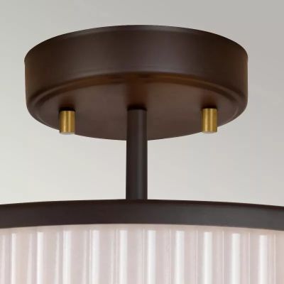Elstead Lighting Corona lampa wisząca 3x60 W ciemno brązowy/postarzany mosiądz DL-CORONA-3P-BAB