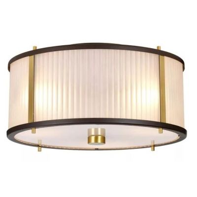 Elstead Lighting Corona lampa wisząca 3x60 W ciemno brązowy/postarzany mosiądz DL-CORONA-3P-BAB