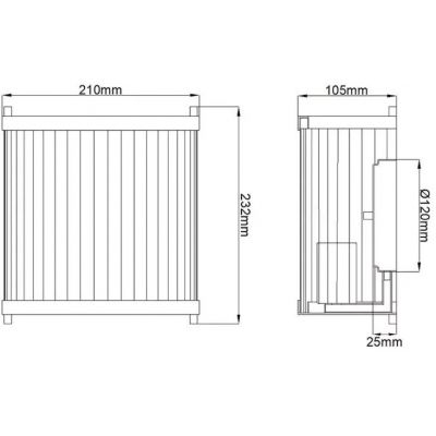 Elstead Lighting Corona kinkiet 1x60 W polerowany nikiel/satynowa biel DL-CORONA1-WPN