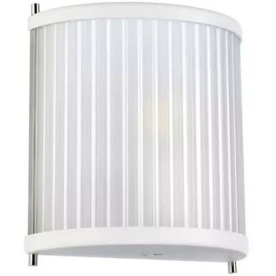 Elstead Lighting Corona kinkiet 1x60 W polerowany nikiel/satynowa biel DL-CORONA1-WPN