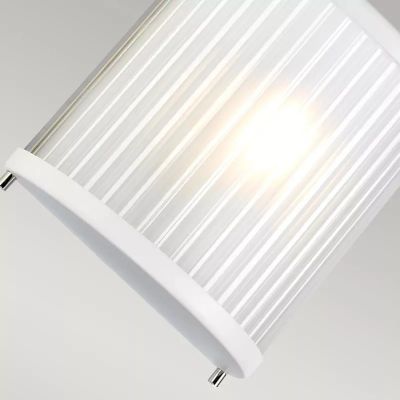 Elstead Lighting Corona kinkiet 1x60 W polerowany nikiel/satynowa biel DL-CORONA1-WPN