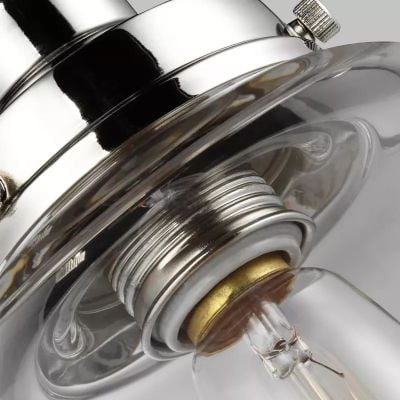 Elstead Lighting Baskin lampa wisząca 1x60 W nikiel FE-BASKIN-P-B-PN