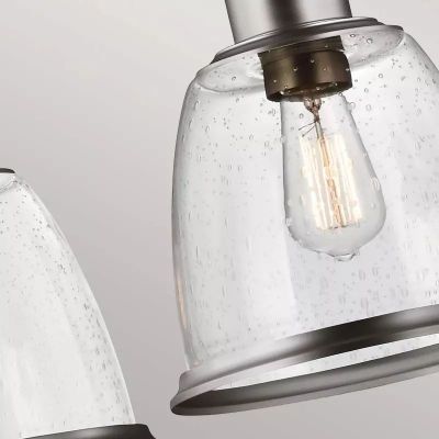 Elstead Lighting Hobson lampa podsufitowa 3x60 W nikiel FE-HOBSON-3P-SN