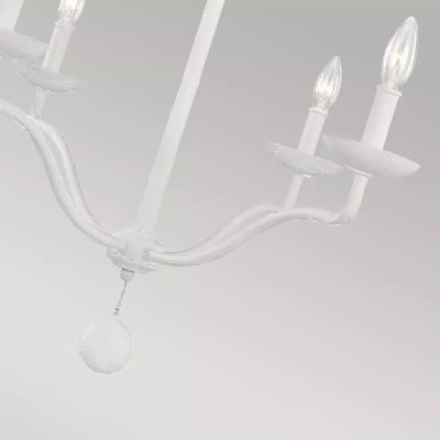 Elstead Lighting Annie lampa wisząca 4x40 W teksturowana biel FE-ANNIE4-PSW