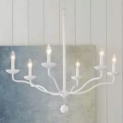 Elstead Lighting Annie lampa wisząca 6x40 W teksturowana biel FE-ANNIE6-PSW