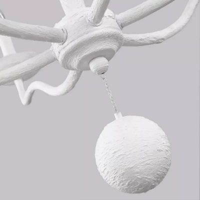 Elstead Lighting Annie lampa wisząca 6x40 W teksturowana biel FE-ANNIE6-PSW