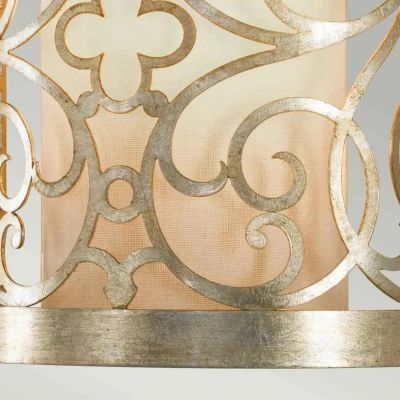 Elstead Lighting Arabesque kinkiet 1x60 W srebrna patyna FE-ARABESQUE1