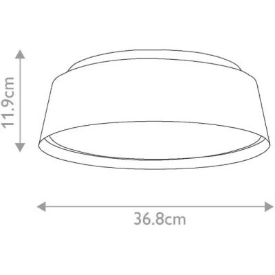 Elstead Lighting Asher plafon 3x40 W czarny-złoty FE-ASHER-3F-MB