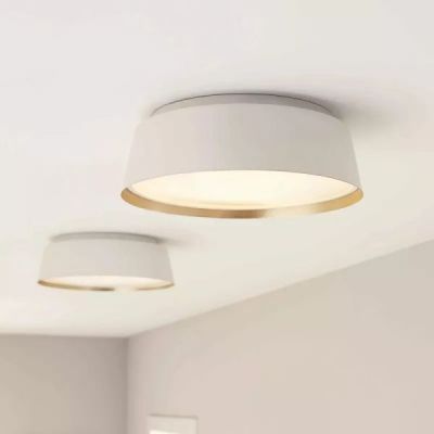Elstead Lighting Asher plafon 3x40 W biały-złoty FE-ASHER-3F-WHT