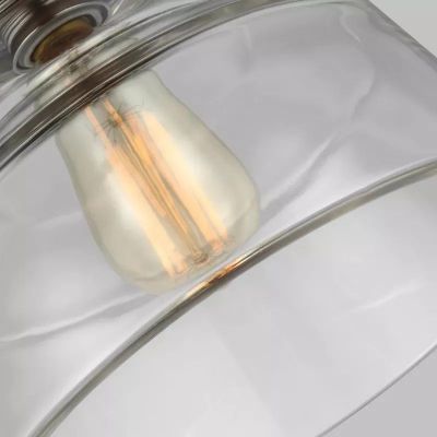 Elstead Lighting Baskin lampa wisząca 1x60 W nikiel FE-BASKIN-P-A-PN