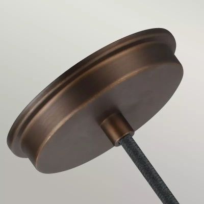 Elstead Lighting Baskin lampa wisząca 1x60 W mosiądz FE-BASKIN-P-B-BR