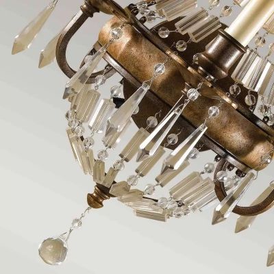 Elstead Lighting Bellini kinkiet 1x60 W brązowy FE-BELLINI-W3