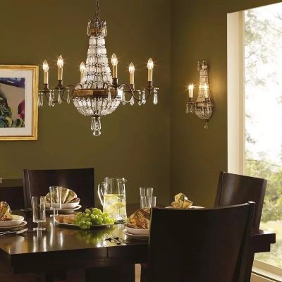 Elstead Lighting Bellini kinkiet 1x60 W brązowy FE-BELLINI-W3