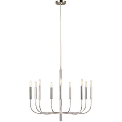 Elstead Lighting Brianna lampa wisząca 9x60 W nikiel polerowany FE-BRIANNA9-PN