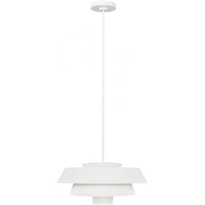 Elstead Lighting Brisbin lampa wisząca 1x60 W biały mat FE-BRISBIN-MW