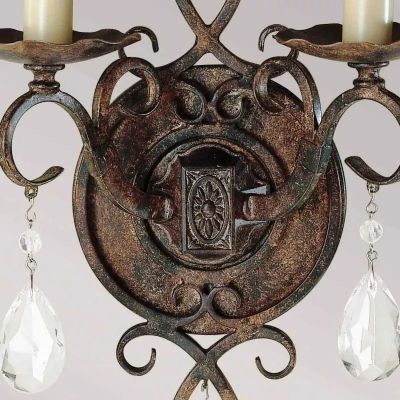 Elstead Lighting Chateau kinkiet 2x60 W brązowy FE-CHATEAU2