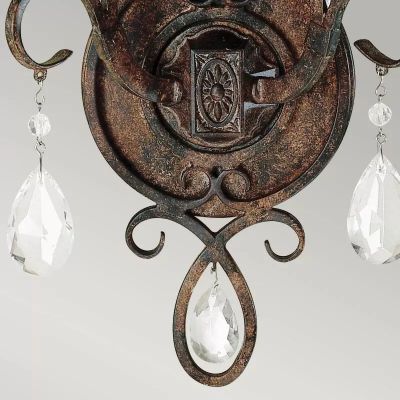 Elstead Lighting Chateau kinkiet 2x60 W brązowy FE-CHATEAU2