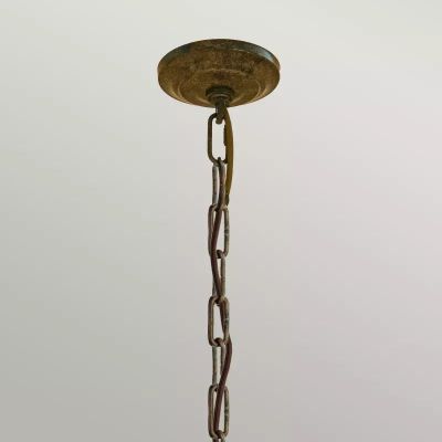 Elstead Lighting Chateau lampa wisząca 6x60 W brązowa FE-CHATEAU6