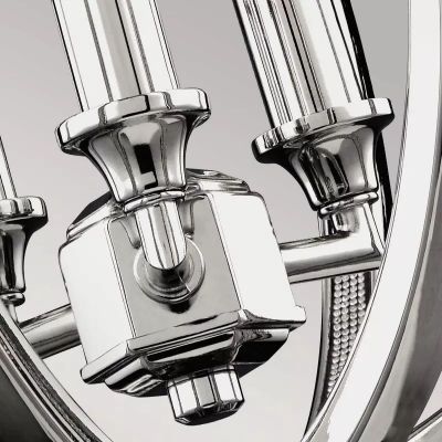 Elstead Lighting Corinne lampa wisząca 3x60 W nikiel FE-CORINNE-3P-S