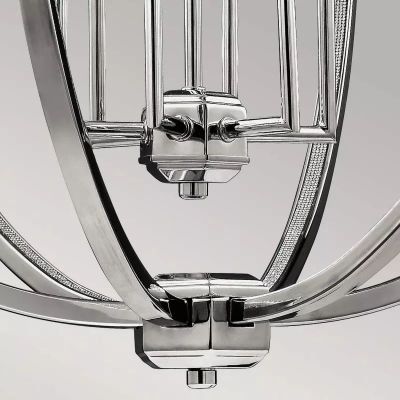 Elstead Lighting Corinne lampa wisząca 6x60 W nikiel FE-CORINNE-6P-L