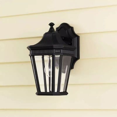 Elstead Lighting Cotswold Lane kinkiet zewnętrzny 1x60 W czarny FE-COTSLN2-S-BK