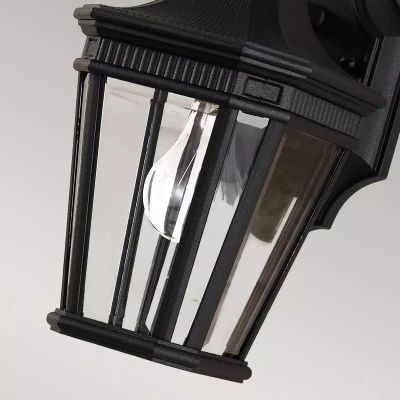 Elstead Lighting Cotswold Lane kinkiet zewnętrzny 1x60 W czarny FE-COTSLN2-S-BK