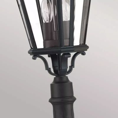 Elstead Lighting Cotswold Lane lampa stojąca zewnętrzna 2x60 W czarna FE-COTSLN4-M-BK