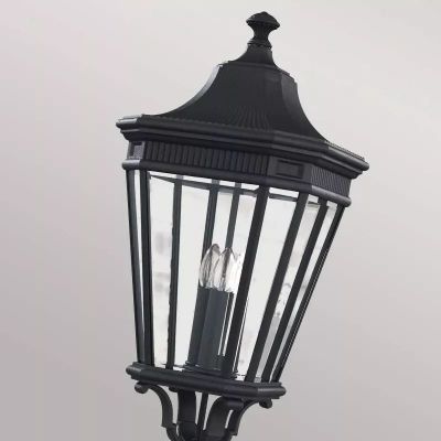 Elstead Lighting Cotswold Lane lampa stojąca zewnętrzna 3x60 W czarna FE-COTSLN5-L-BK