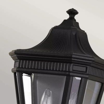Elstead Lighting Cotswold Lane lampa stojąca zewnętrzna 2x60 W czarna FE-COTSLN7-BK