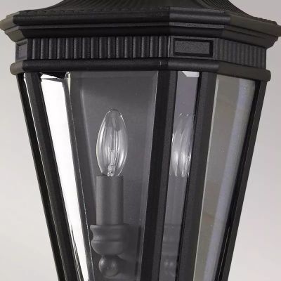 Elstead Lighting Cotswold Lane lampa stojąca zewnętrzna 2x60 W czarna FE-COTSLN7-BK