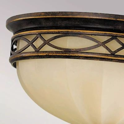 Elstead Lighting Drawing Room plafon 3x60 W drewno FE-DRAWING-ROOM-FB