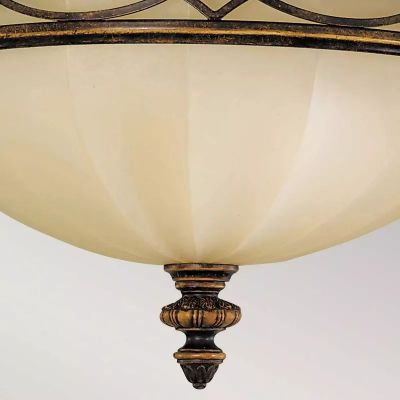 Elstead Lighting Drawing Room plafon 3x60 W drewno FE-DRAWING-ROOM-FB