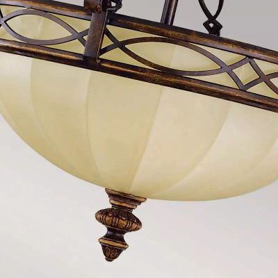 Elstead Lighting Drawing Room kinkiet 1x60 W brązowy/kremowy FE-DRAWING-ROOM-WU2
