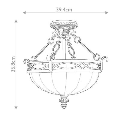 Elstead Lighting Drawing Room kinkiet 1x60 W brązowy/kremowy FE-DRAWING-ROOM-WU2