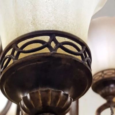 Elstead Lighting Drawing Room lampa wisząca 18x60 W orzech FE-DRAWING-ROOM18