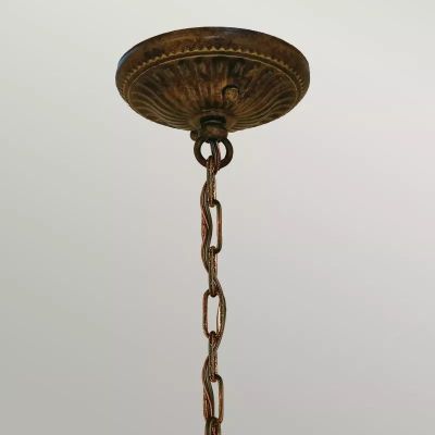 Elstead Lighting Drawing Room lampa wisząca 5x60 W orzech FE-DRAWING-ROOM5