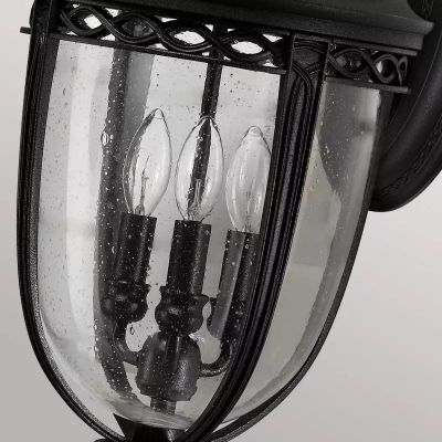 Elstead Lighting English Bridle kinkiet zewnętrzny 3x60 W czarny FE-EB2-L-BLK
