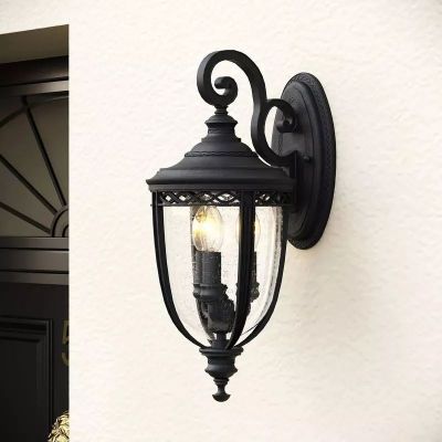 Elstead Lighting English Bridle kinkiet zewnętrzny 3x60 W czarny FE-EB2-L-BLK