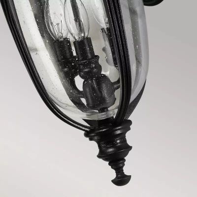 Elstead Lighting English Bridle kinkiet zewnętrzny 3x60 W czarny FE-EB2-M-BLK