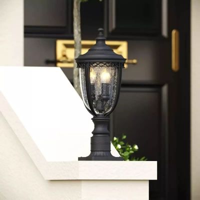 Elstead Lighting English Bridle lampa stojąca zewnętrzna 3x60 W czarna FE-EB3-M-BLK