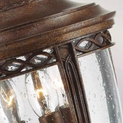 Elstead Lighting English Bridle lampa stojąca zewnętrzna 3x60 W brązowa FE-EB3-M-BRB