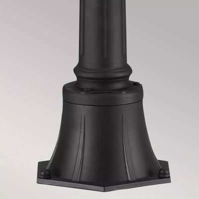 Elstead Lighting English Bridle lampa stojąca zewnętrzna 3x60 W czarna FE-EB4-M-BLK