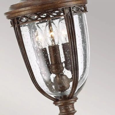 Elstead Lighting English Bridle lampa stojąca zewnętrzna 3x60 W brązowa FE-EB4-M-BRB