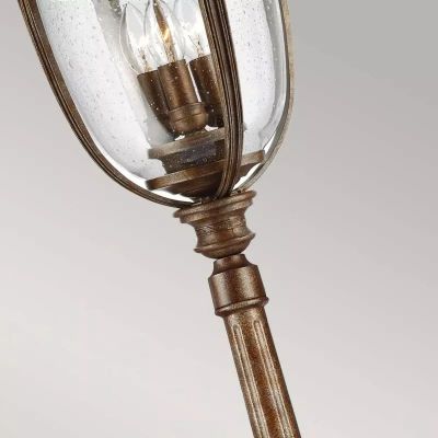 Elstead Lighting English Bridle lampa stojąca zewnętrzna 3x60 W brązowa FE-EB5-L-BRB
