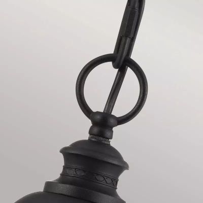 Elstead Lighting English Bridle lampa wisząca zewnętrzna 3x60 W czarna FE-EB8-L-BLK