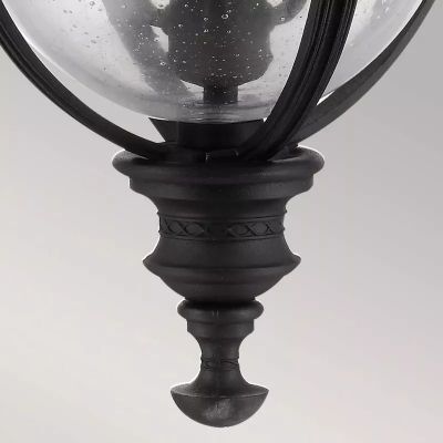 Elstead Lighting English Bridle lampa wisząca zewnętrzna 3x60 W czarna FE-EB8-L-BLK