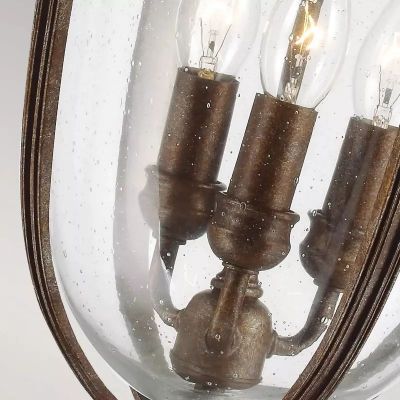Elstead Lighting English Bridle lampa wisząca zewnętrzna 3x60 W brązowa FE-EB8-L-BRB