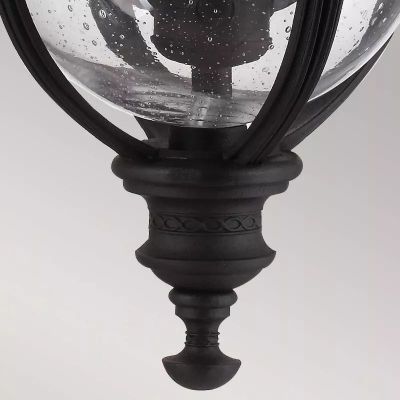 Elstead Lighting English Bridle lampa wisząca zewnętrzna 3x60 W czarna FE-EB8-M-BLK