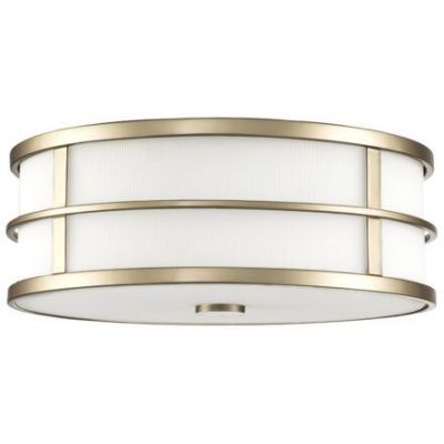 Elstead Lighting Fusion plafon 1x60 W naturalny mosiądz FE-FUSION-F-PNBR